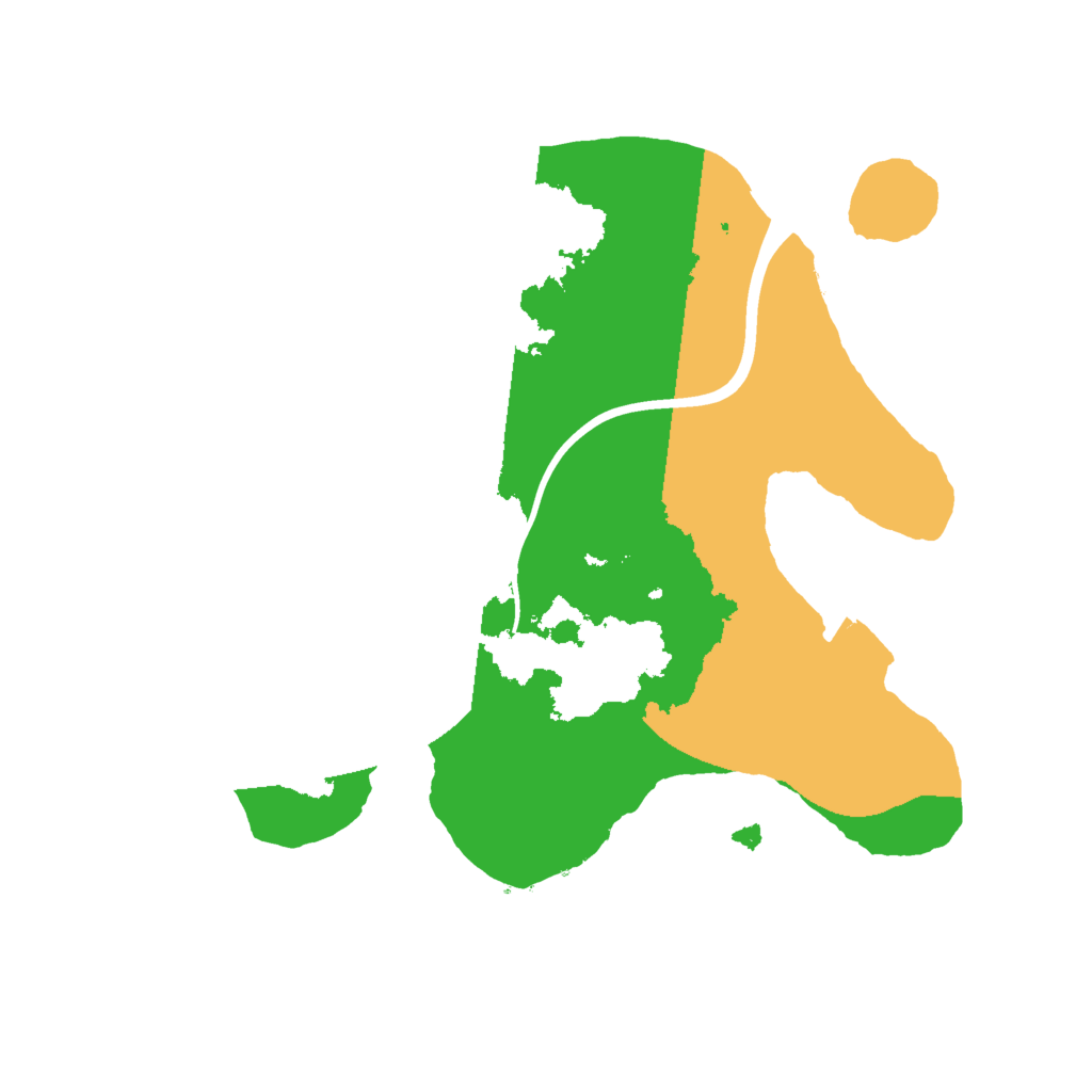 Biome Rust Map: Procedural Map, Size: 2000, Seed: 2125476791