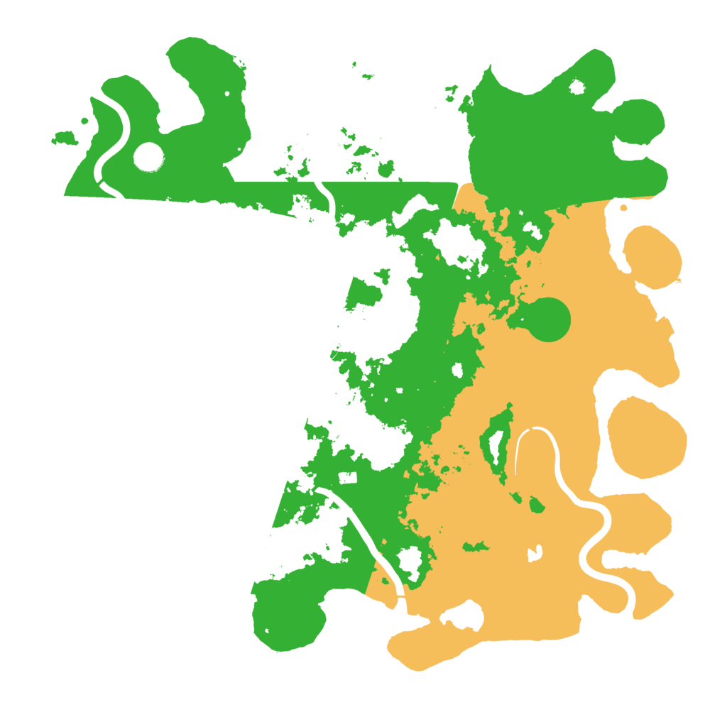 Biome Rust Map: Procedural Map, Size: 4300, Seed: 547342