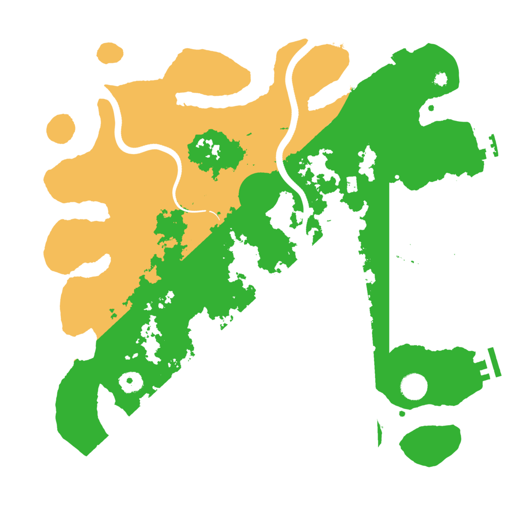 Biome Rust Map: Procedural Map, Size: 3500, Seed: 1336974697