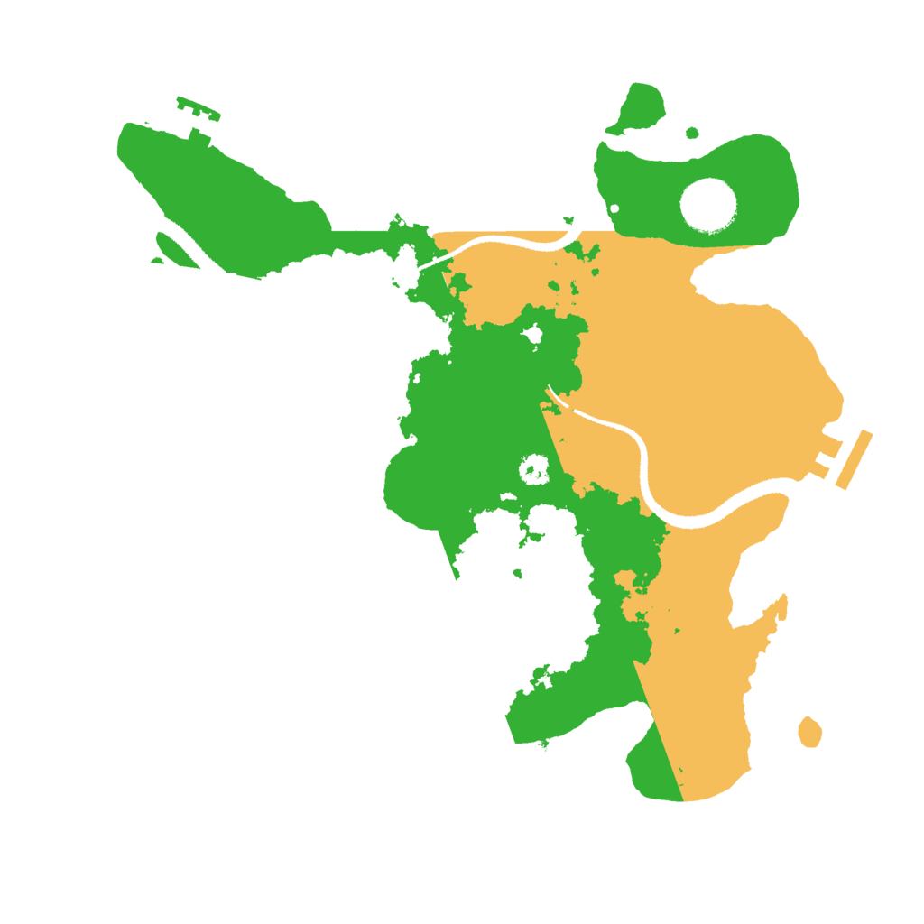 Biome Rust Map: Procedural Map, Size: 3000, Seed: 87225
