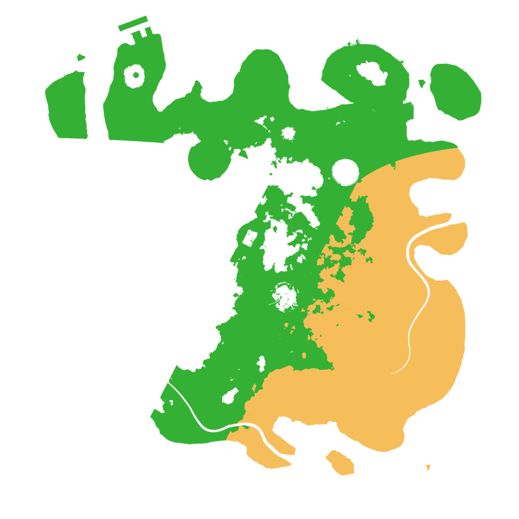 Biome Rust Map: Procedural Map, Size: 3500, Seed: 1524182624