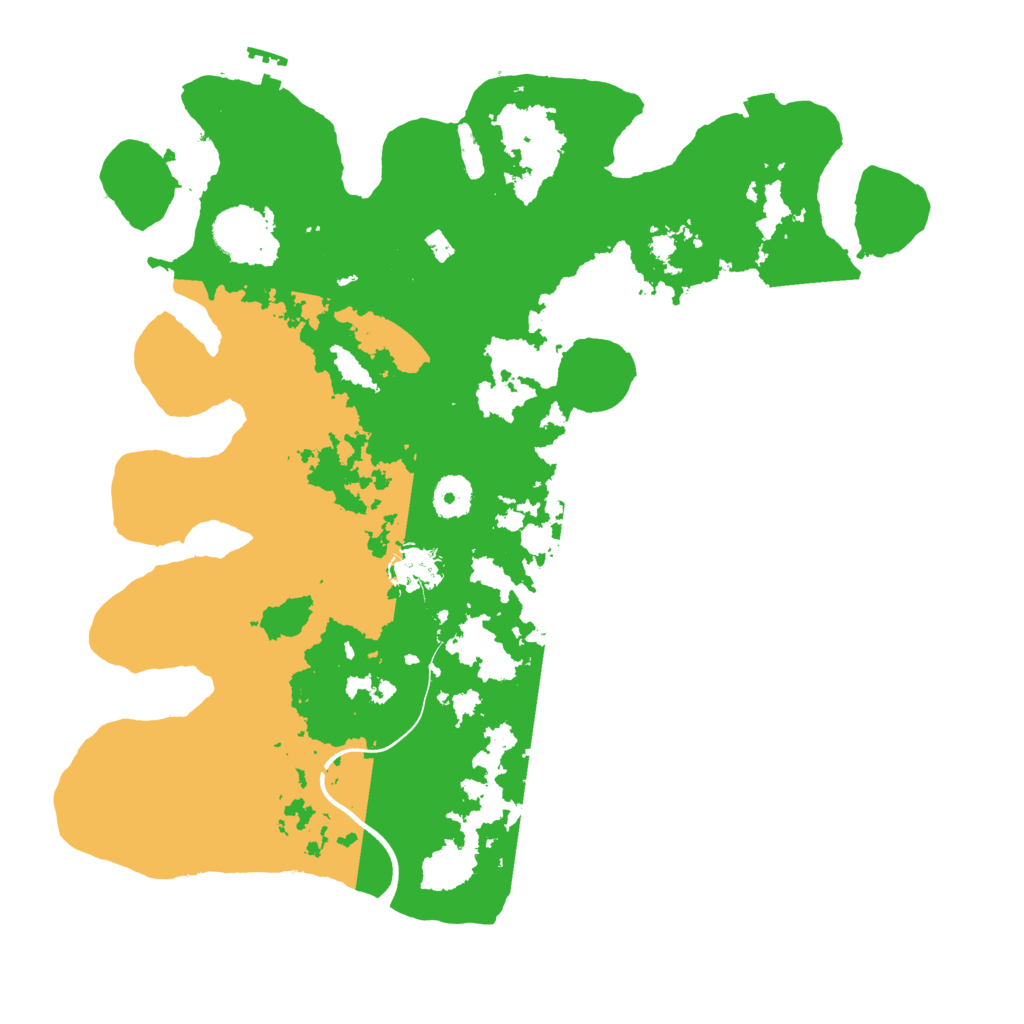 Biome Rust Map: Procedural Map, Size: 3700, Seed: 1881072619