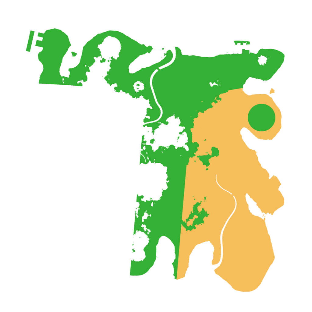 Biome Rust Map: Procedural Map, Size: 3000, Seed: 510404010