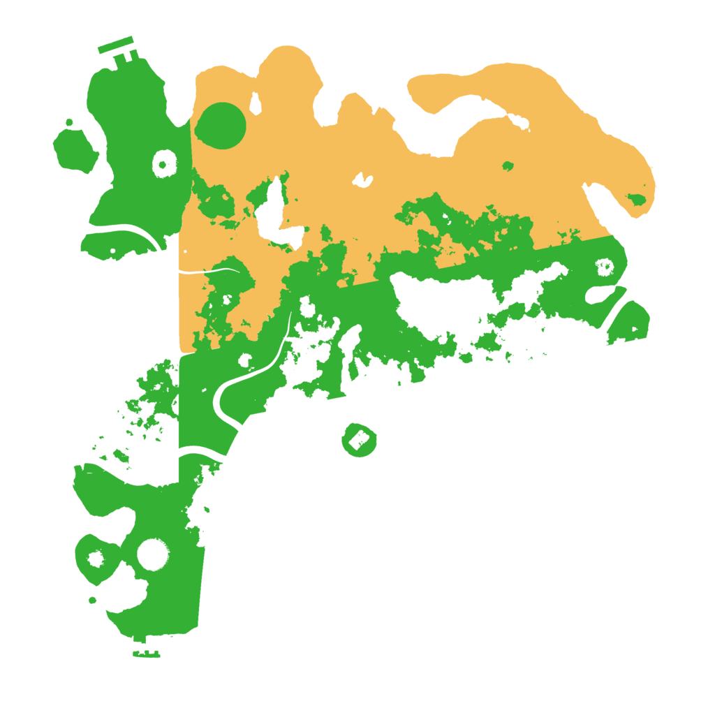 Biome Rust Map: Procedural Map, Size: 4000, Seed: 1284751044