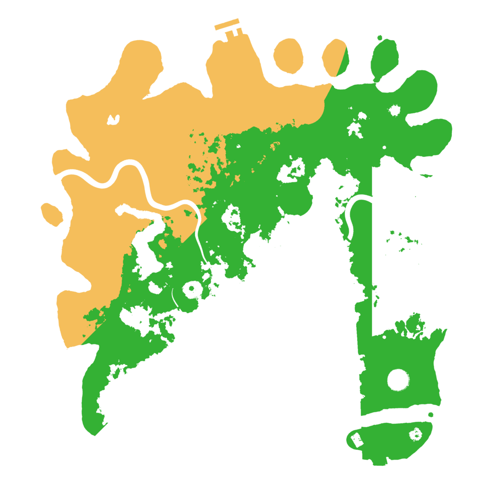 Biome Rust Map: Procedural Map, Size: 4000, Seed: 864577121