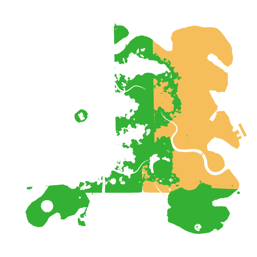 Biome Rust Map: Procedural Map, Size: 3750, Seed: 1117438955