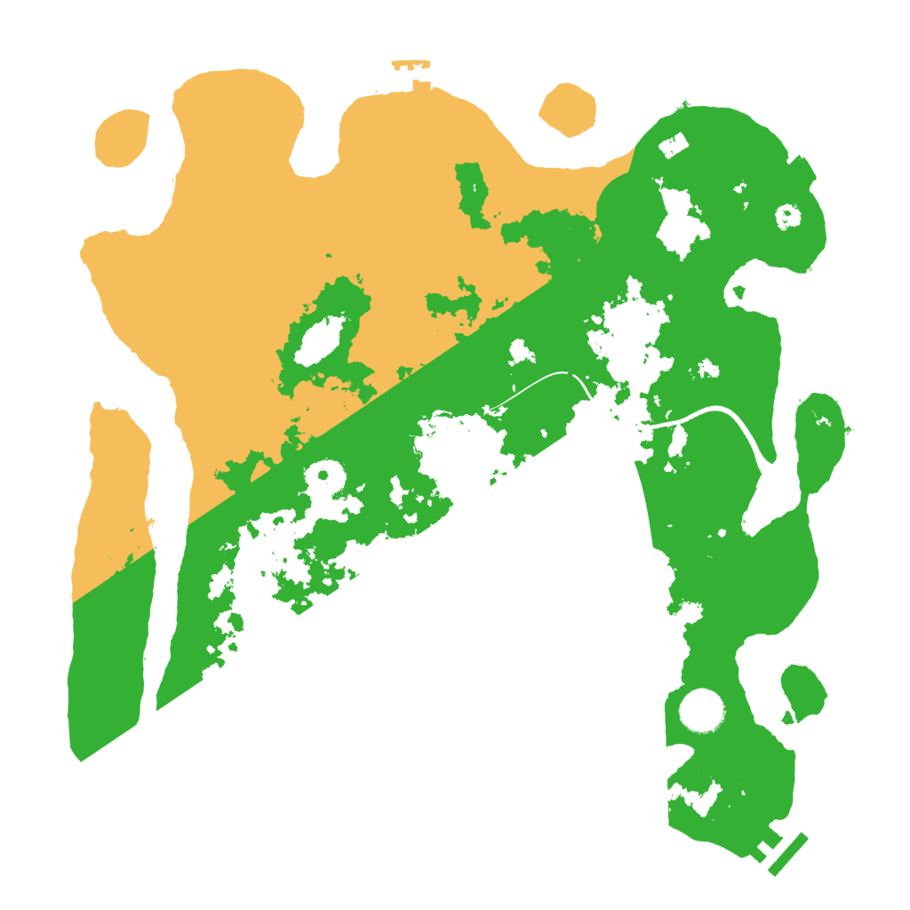 Biome Rust Map: Procedural Map, Size: 3600, Seed: 112824