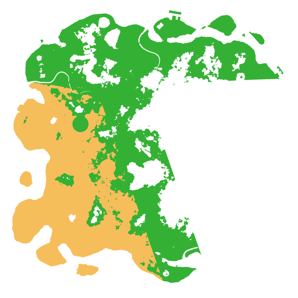 Biome Rust Map: Procedural Map, Size: 4900, Seed: 1837462946