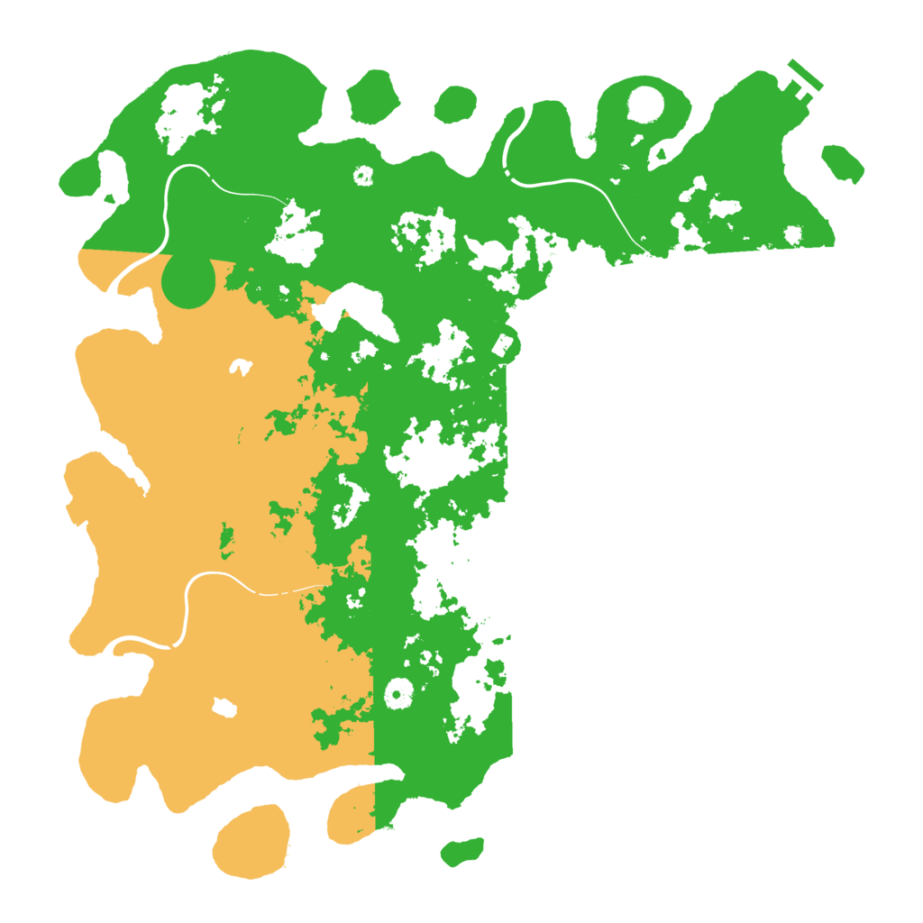 Biome Rust Map: Procedural Map, Size: 4500, Seed: 1838224612