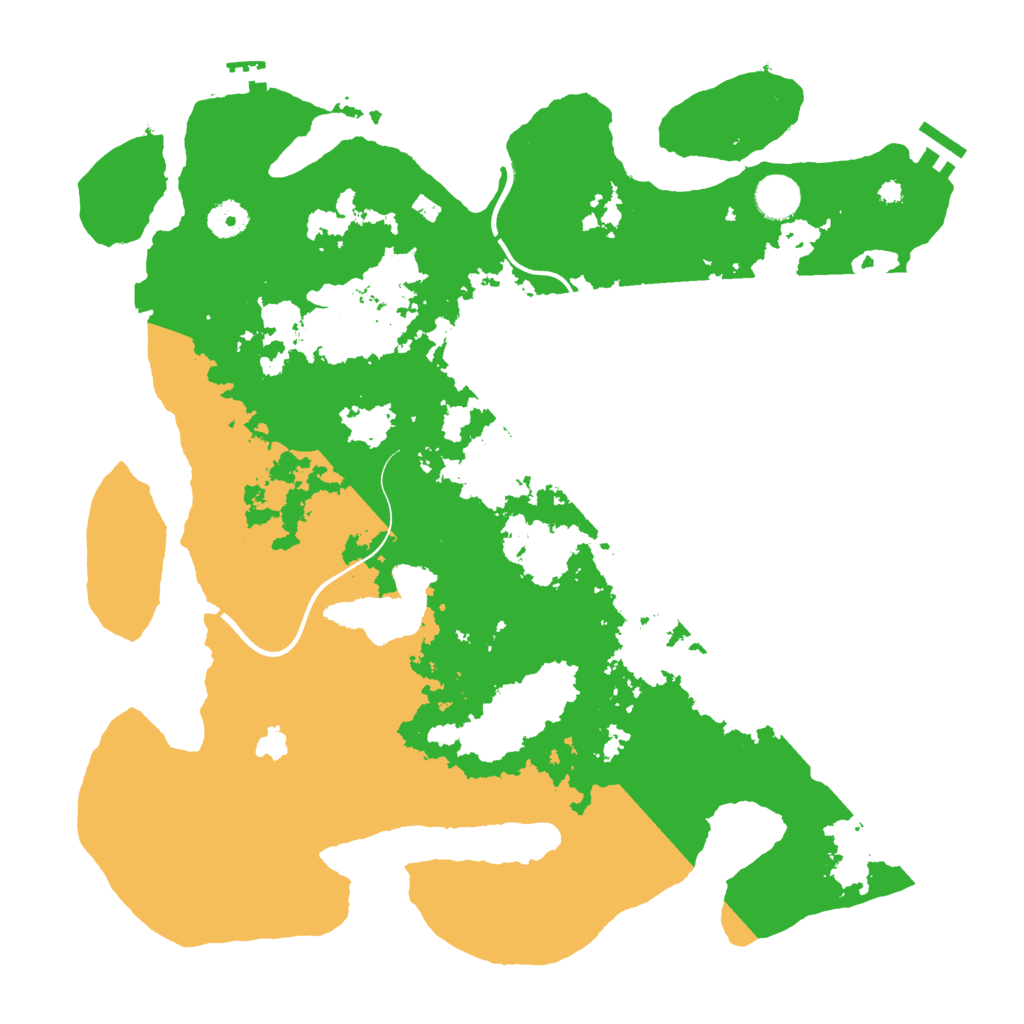 Biome Rust Map: Procedural Map, Size: 4000, Seed: 1121377872