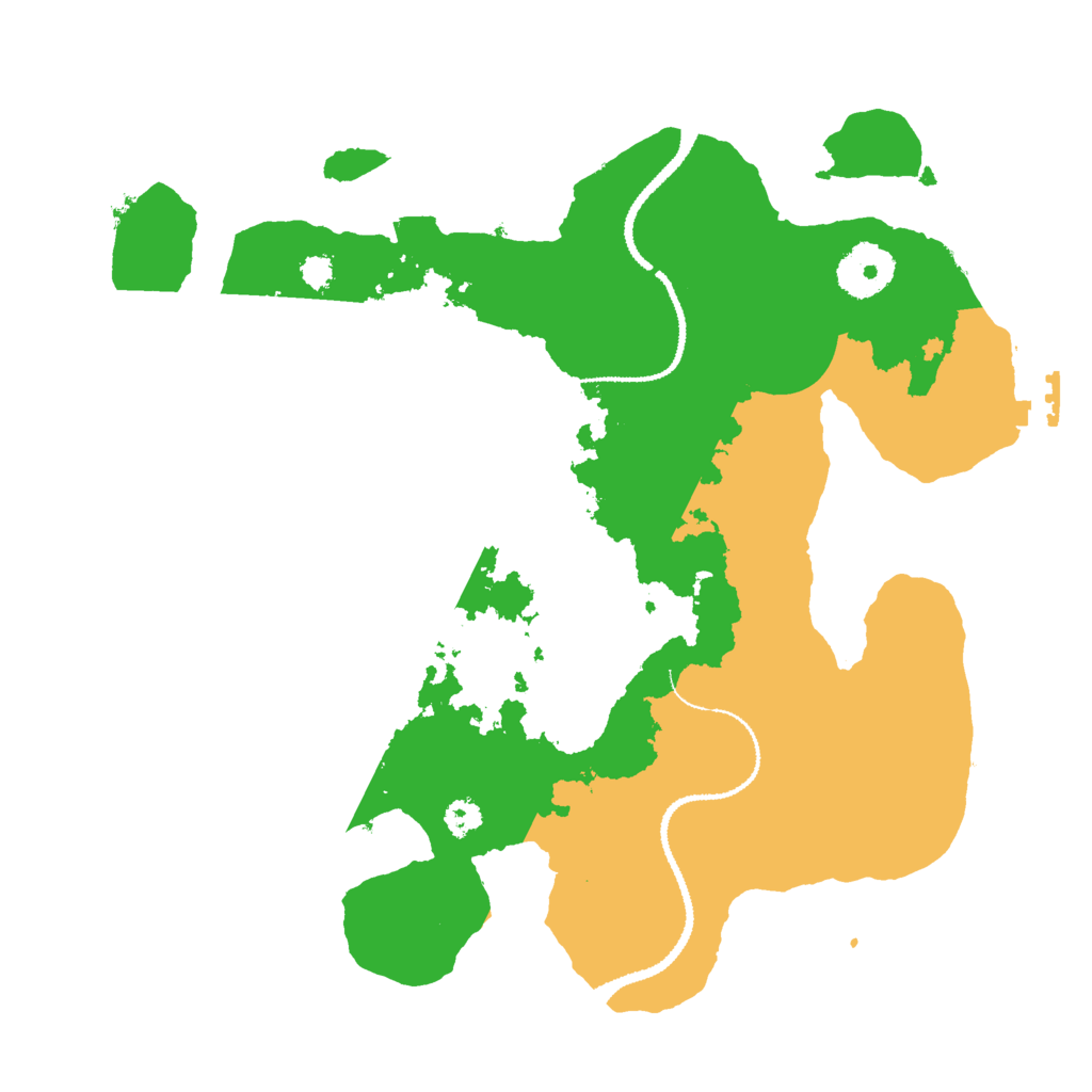 Biome Rust Map: Procedural Map, Size: 3000, Seed: 2076020219
