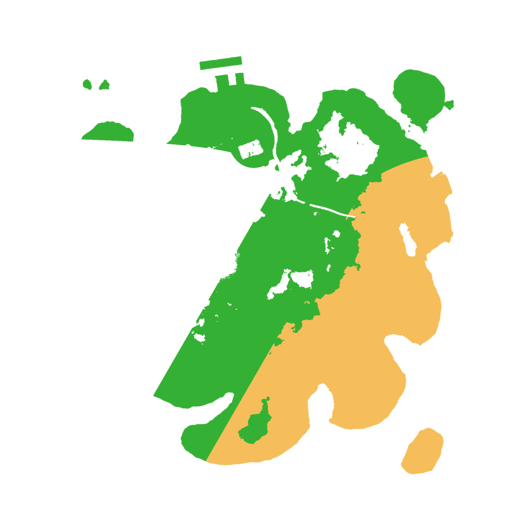 Biome Rust Map: Procedural Map, Size: 2500, Seed: 54541685