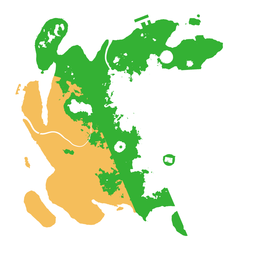 Biome Rust Map: Procedural Map, Size: 3500, Seed: 1594872114