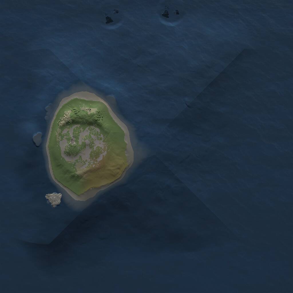 Rust Map: Procedural Map, Size: 1000, Seed: 581265257, 1 Monuments