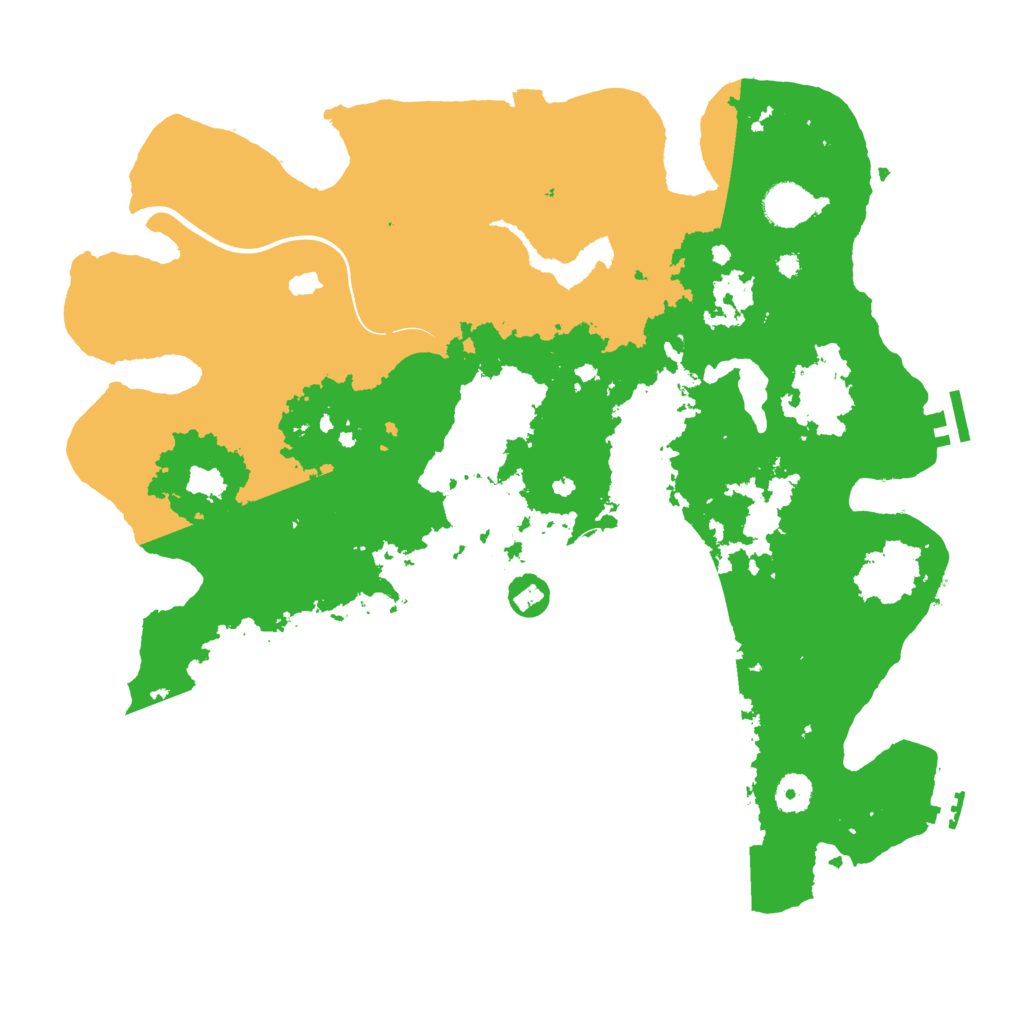 Biome Rust Map: Procedural Map, Size: 4000, Seed: 34002