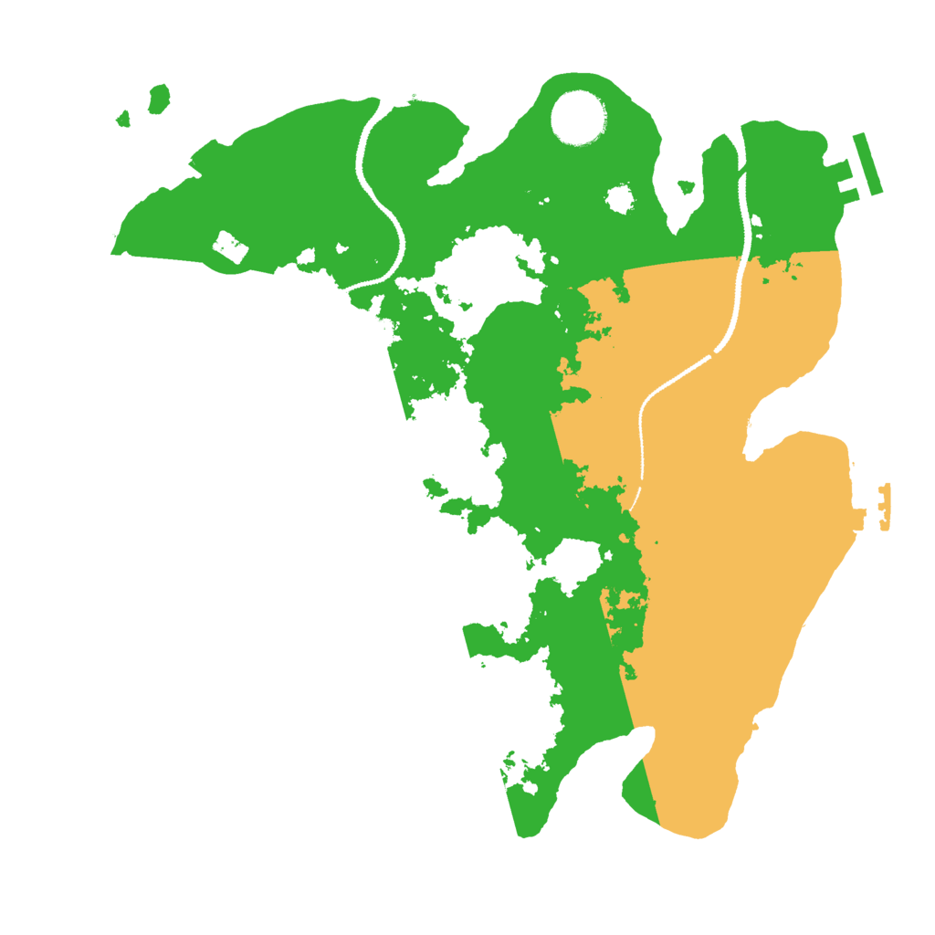 Biome Rust Map: Procedural Map, Size: 3000, Seed: 1087466080