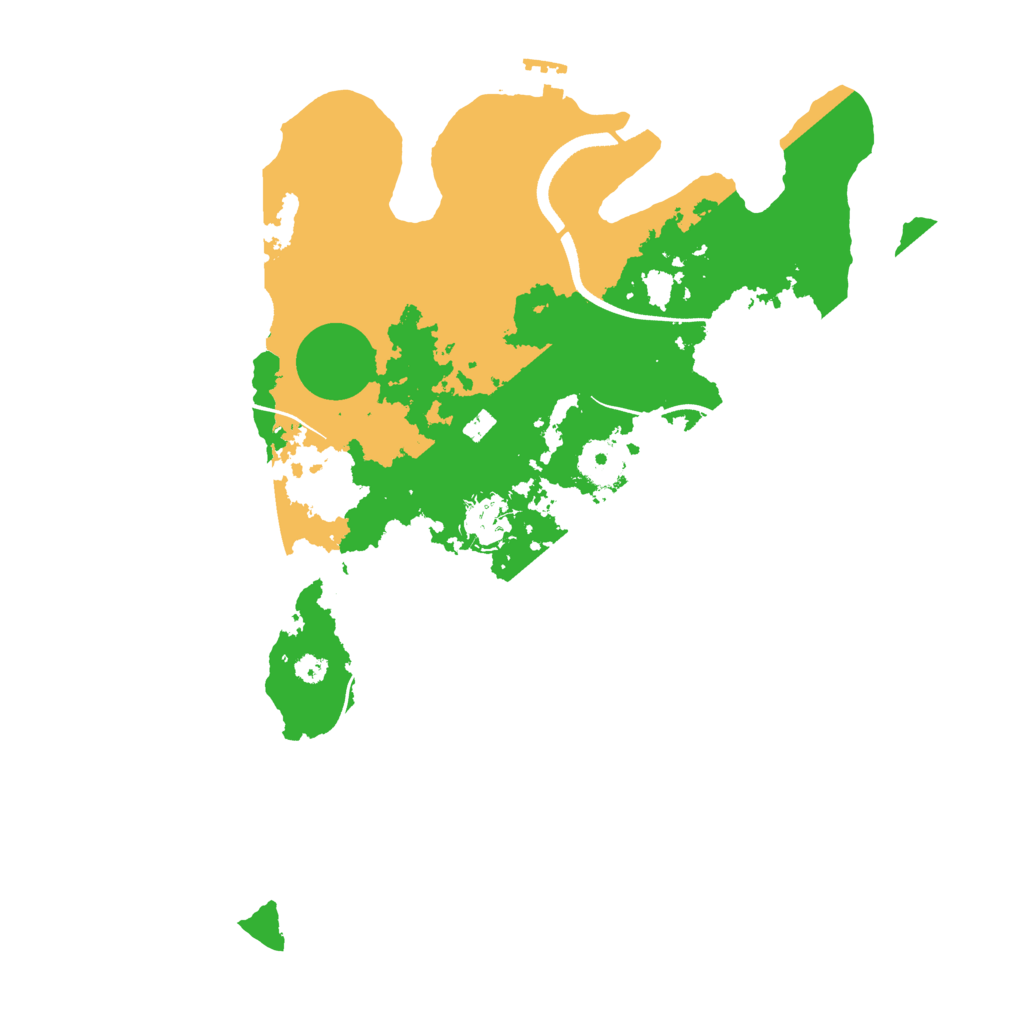Biome Rust Map: Procedural Map, Size: 3500, Seed: 932281116