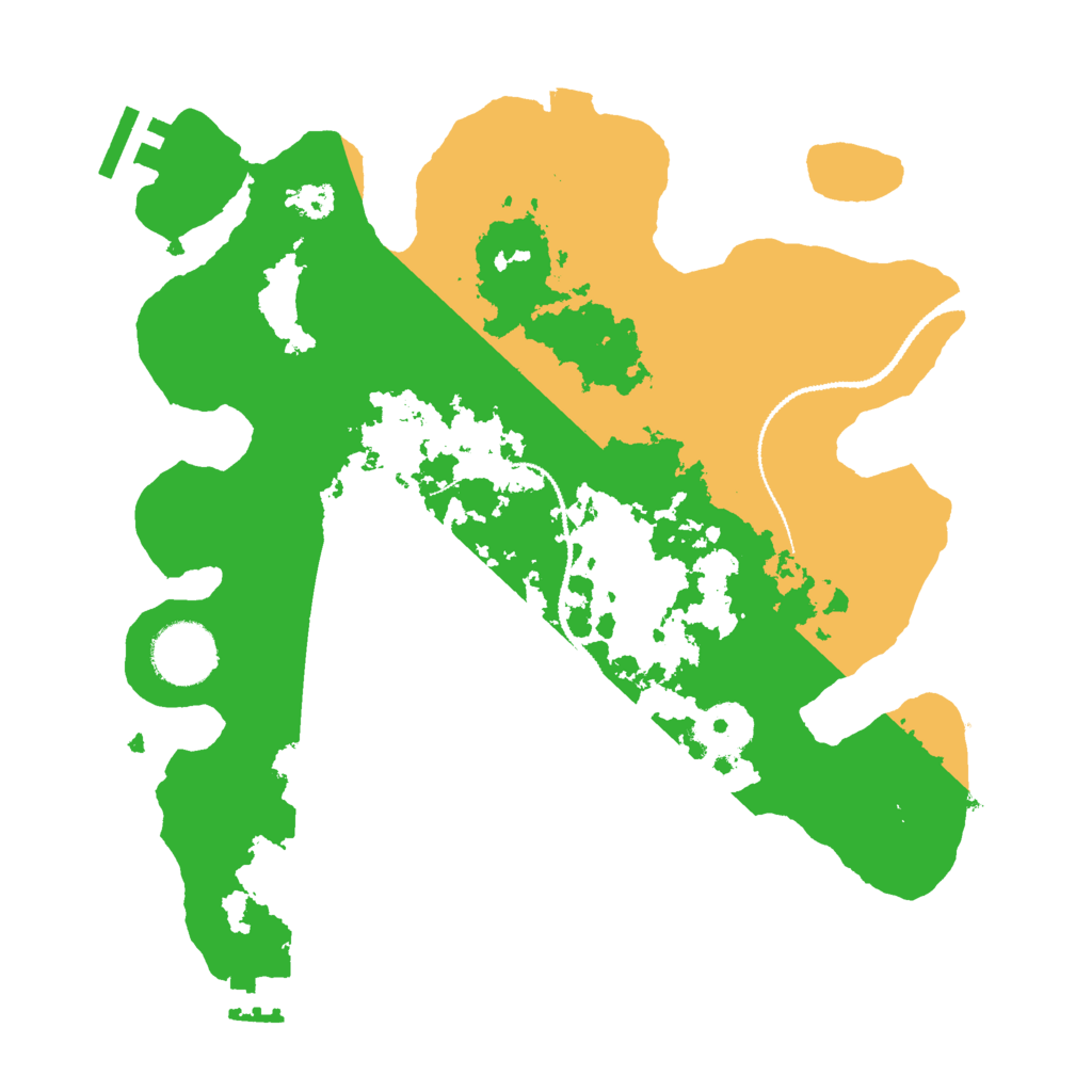 Biome Rust Map: Procedural Map, Size: 3000, Seed: 19819