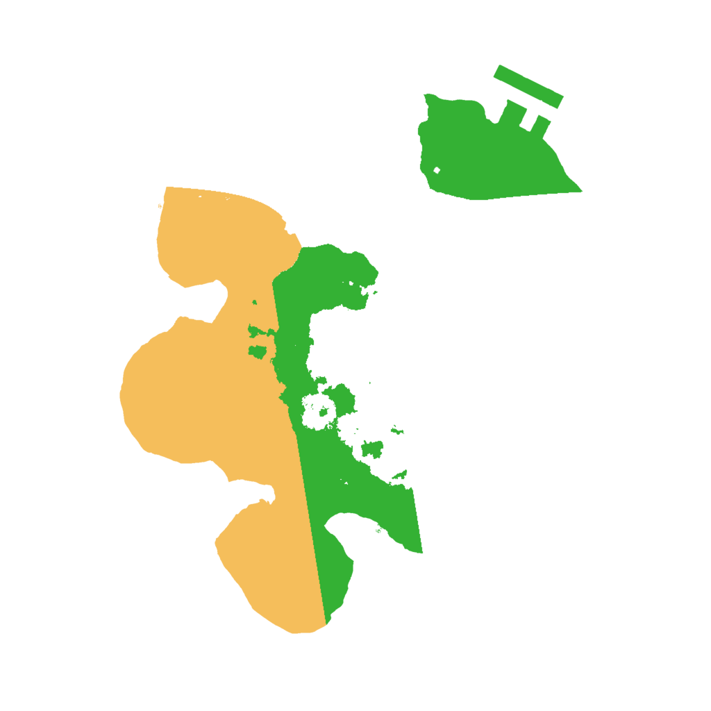 Biome Rust Map: Procedural Map, Size: 2000, Seed: 2033396359
