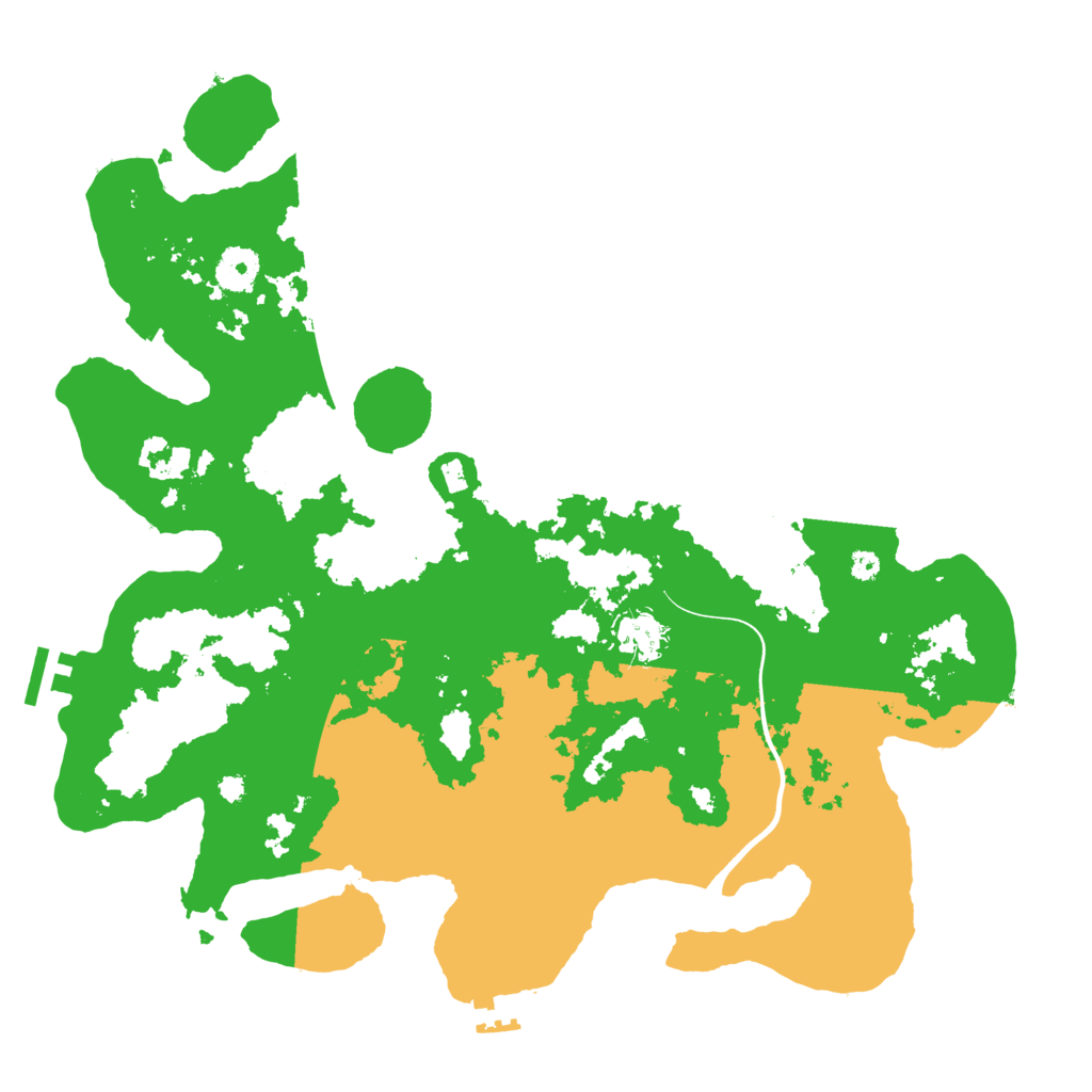 Biome Rust Map: Procedural Map, Size: 3750, Seed: 1591385595