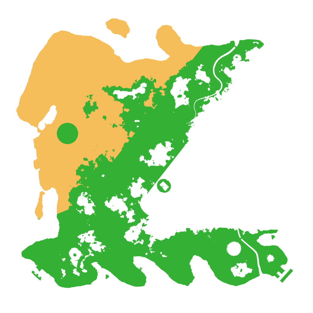 Biome Rust Map: Procedural Map, Size: 3900, Seed: 1437255388