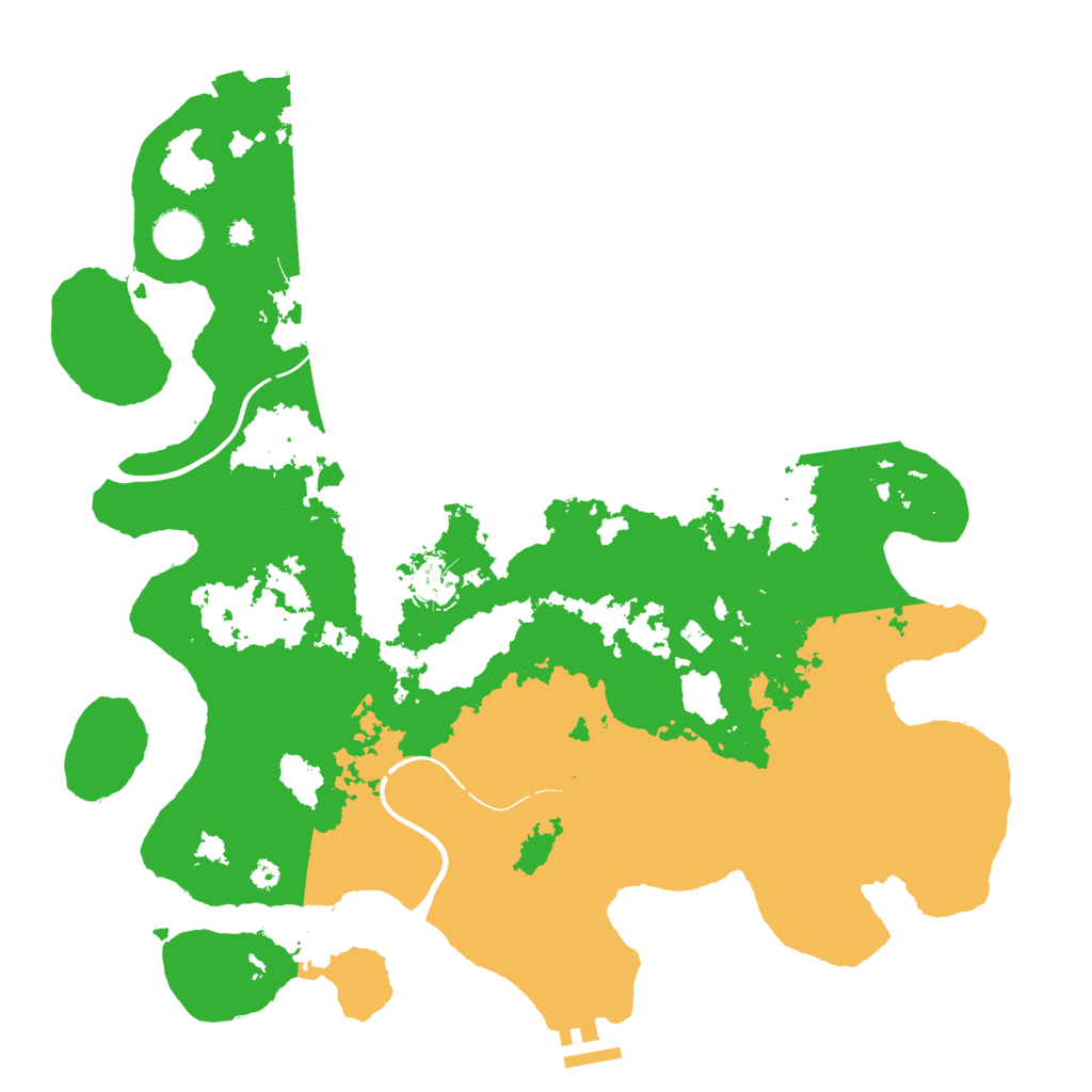 Biome Rust Map: Procedural Map, Size: 3850, Seed: 409182079