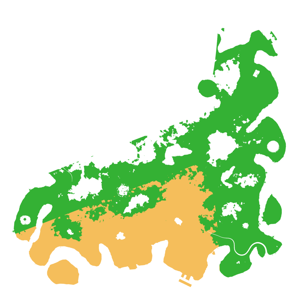 Biome Rust Map: Procedural Map, Size: 4500, Seed: 72651823