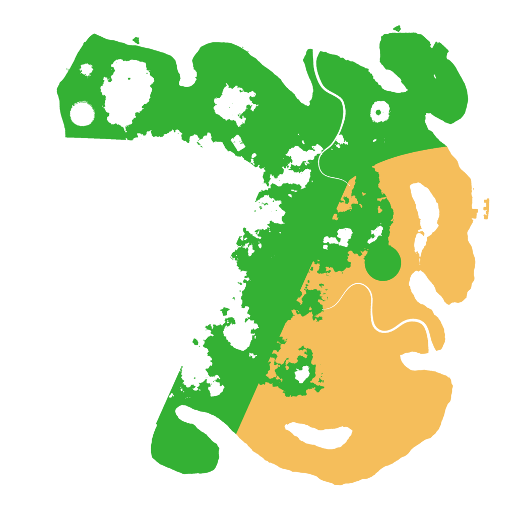 Biome Rust Map: Procedural Map, Size: 3750, Seed: 41278464