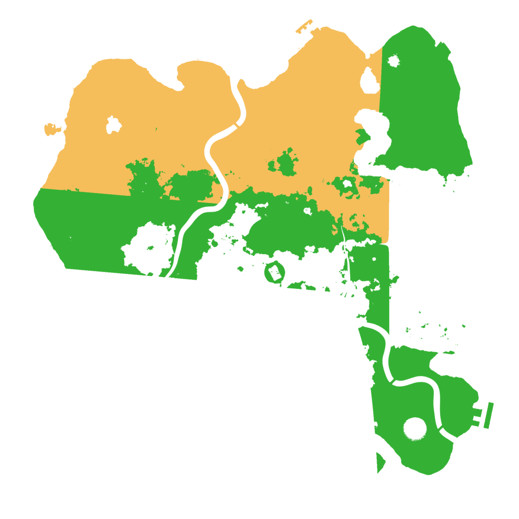 Biome Rust Map: Procedural Map, Size: 4000, Seed: 2028061044