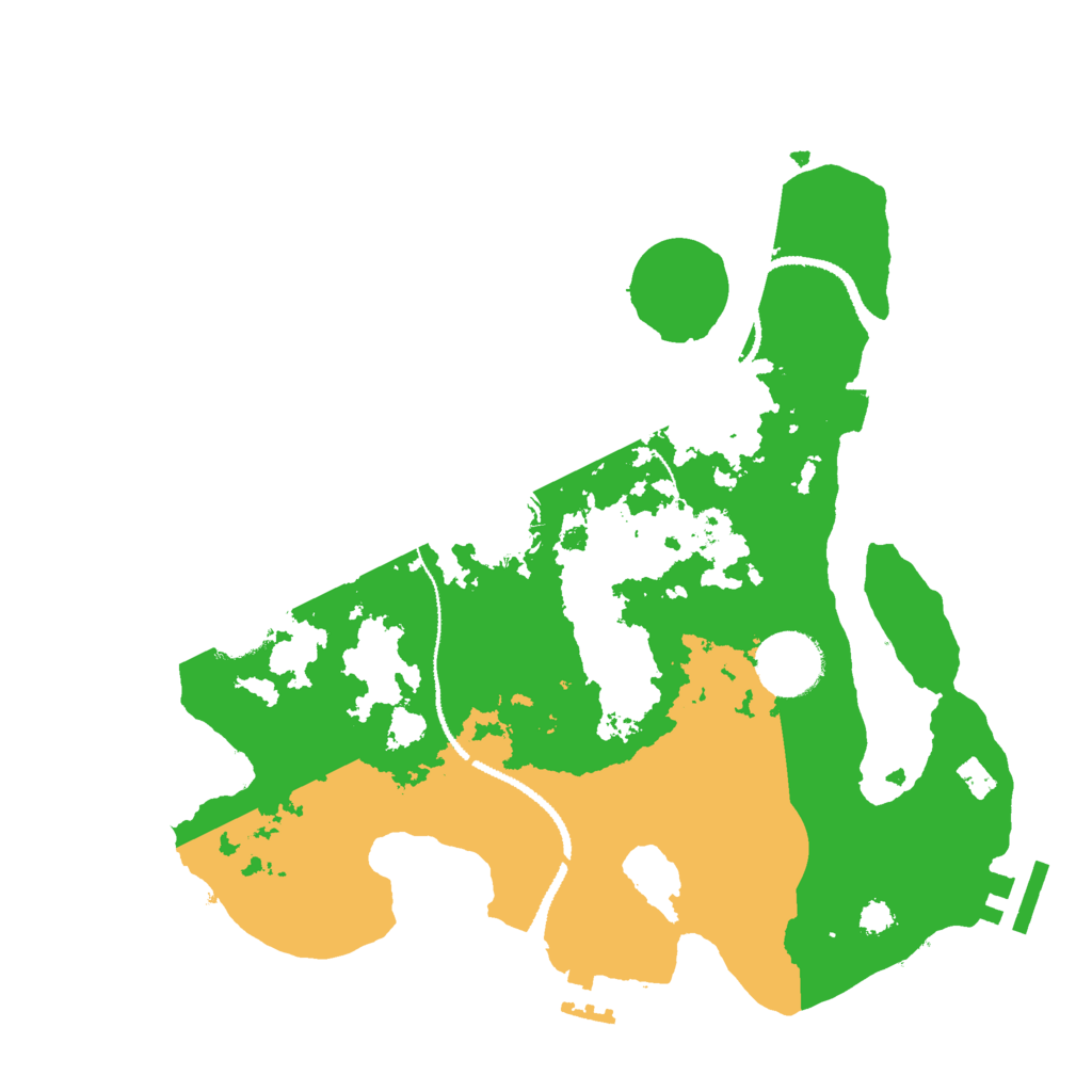 Biome Rust Map: Procedural Map, Size: 3000, Seed: 5892167