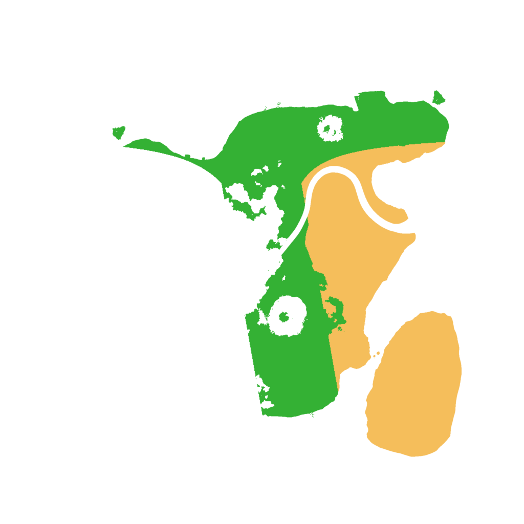 Biome Rust Map: Procedural Map, Size: 2000, Seed: 1464947526