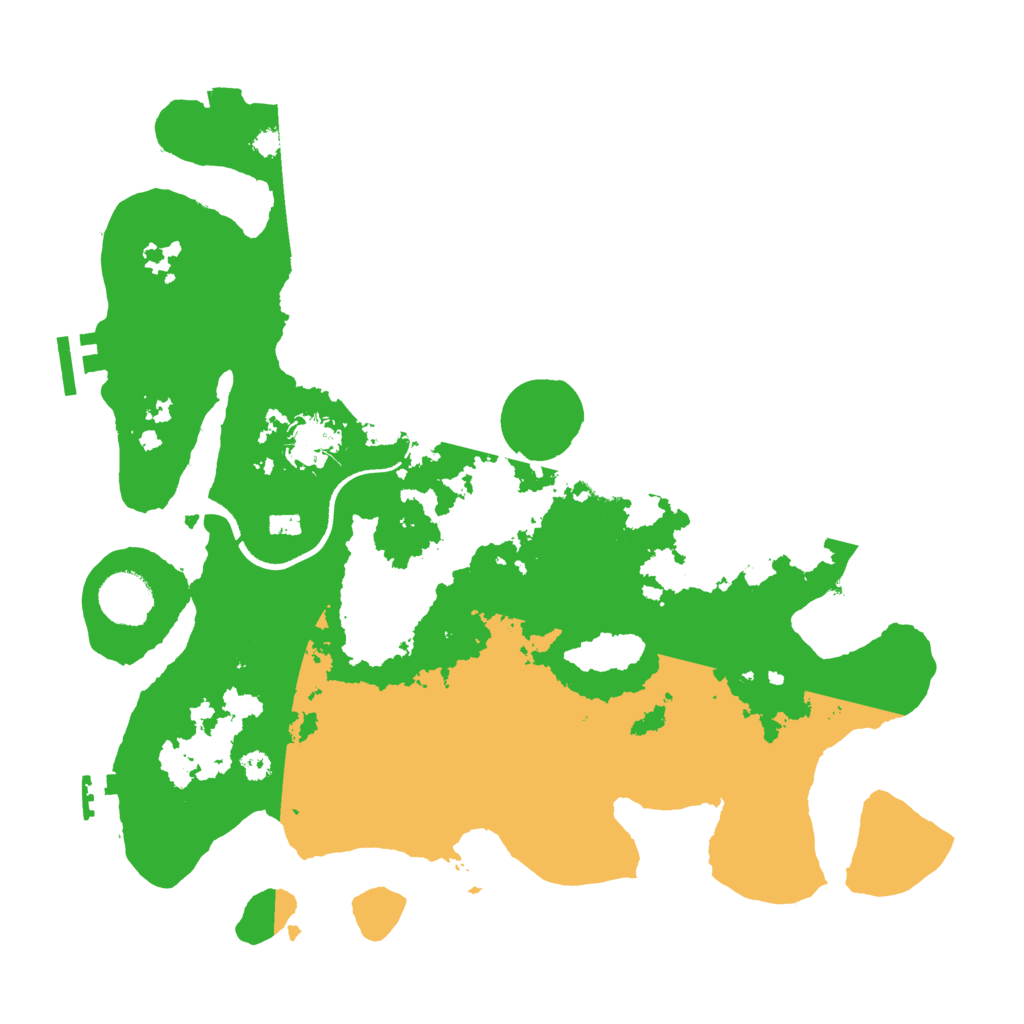 Biome Rust Map: Procedural Map, Size: 3500, Seed: 75675643