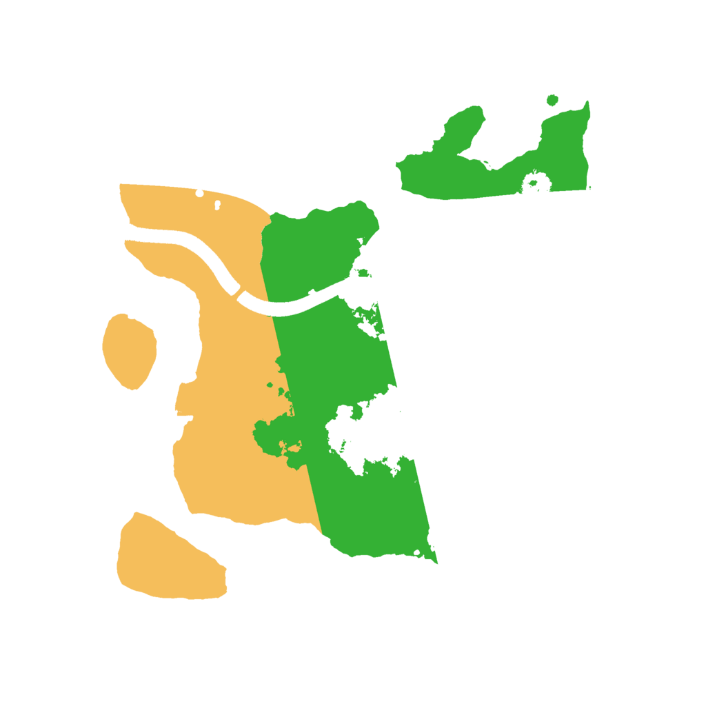 Biome Rust Map: Procedural Map, Size: 2500, Seed: 71951583