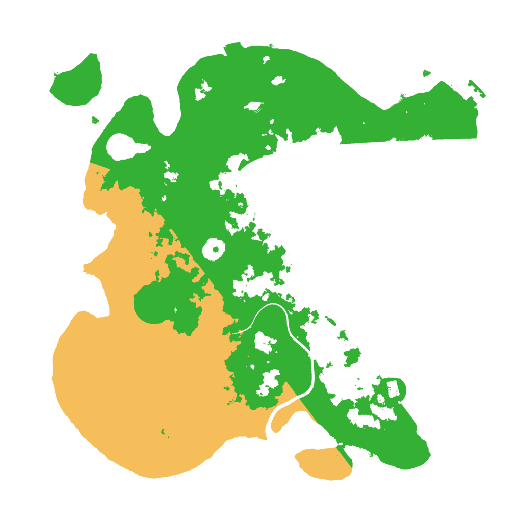 Biome Rust Map: Procedural Map, Size: 3500, Seed: 1585026822