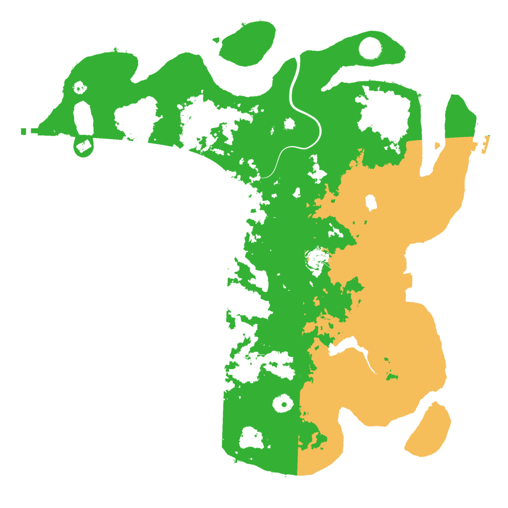 Biome Rust Map: Procedural Map, Size: 4000, Seed: 142740717