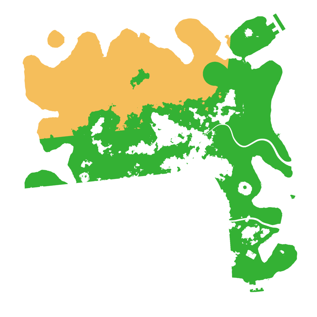 Biome Rust Map: Procedural Map, Size: 3500, Seed: 1073161228