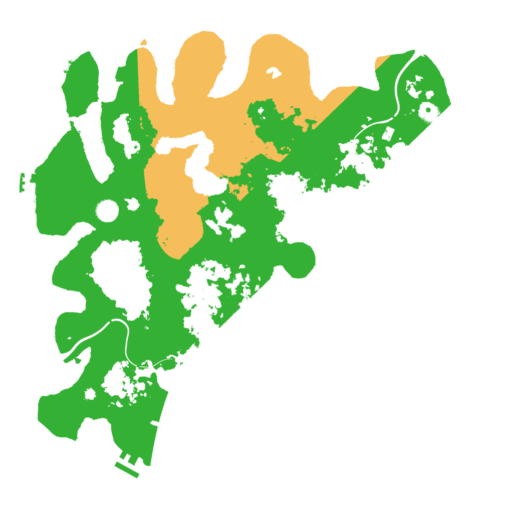 Biome Rust Map: Procedural Map, Size: 4000, Seed: 2131224185