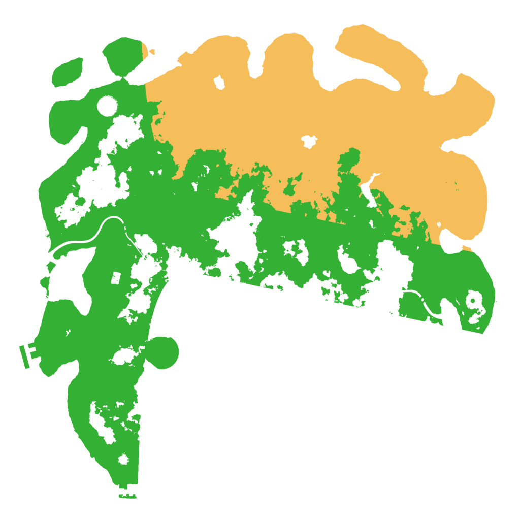 Biome Rust Map: Procedural Map, Size: 4500, Seed: 153329540