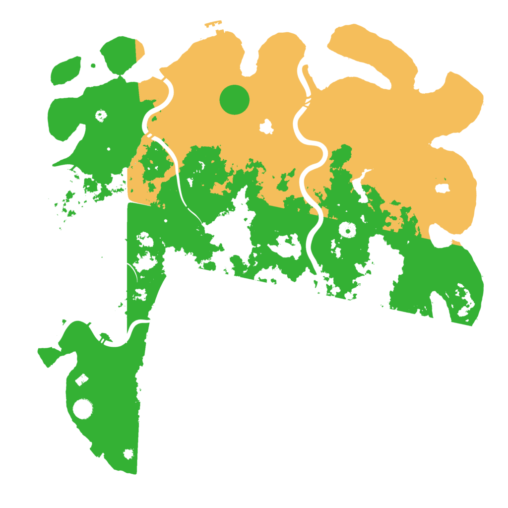 Biome Rust Map: Procedural Map, Size: 4500, Seed: 153329540