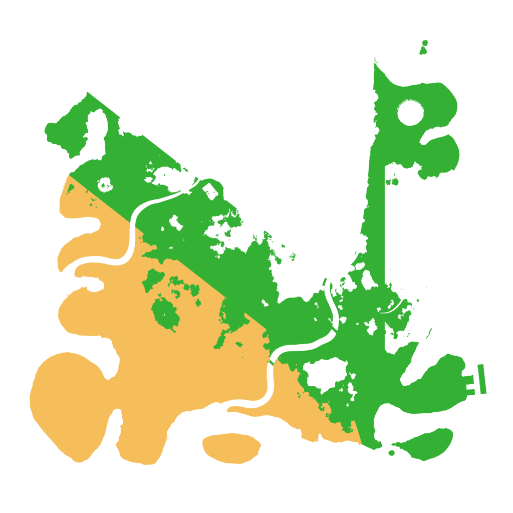 Biome Rust Map: Procedural Map, Size: 3500, Seed: 303027899