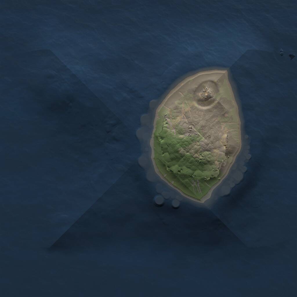 Rust Map: Procedural Map, Size: 1000, Seed: 19819, 1 Monuments