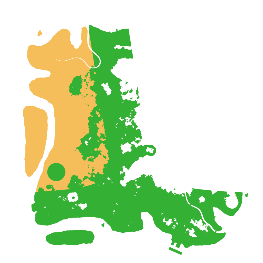 Biome Rust Map: Procedural Map, Size: 3850, Seed: 35025498