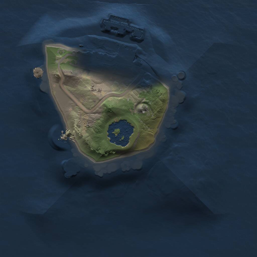 Rust Map: Procedural Map, Size: 1000, Seed: 112385434, 2 Monuments