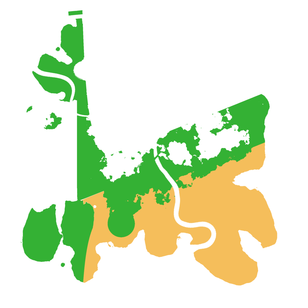 Biome Rust Map: Procedural Map, Size: 3000, Seed: 15681