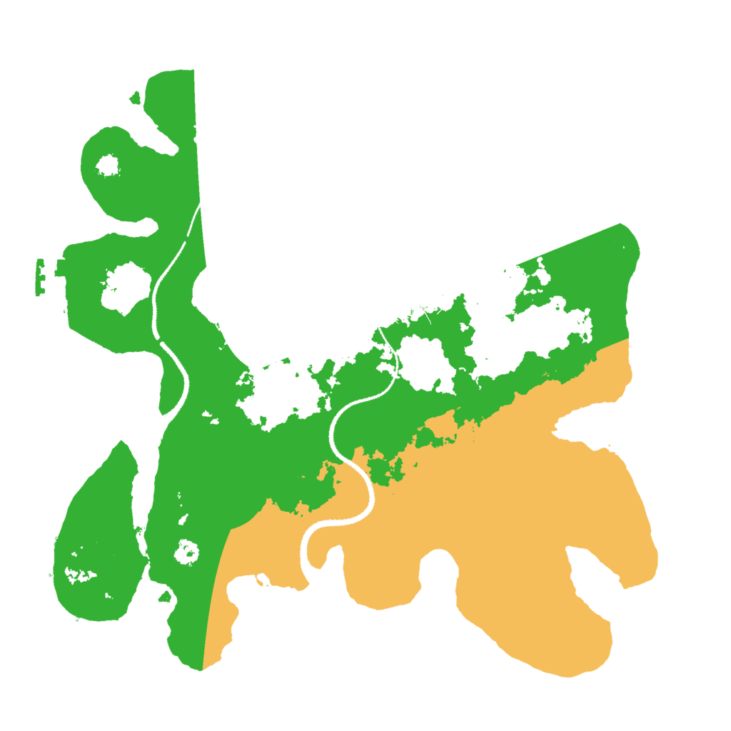 Biome Rust Map: Procedural Map, Size: 3000, Seed: 15681