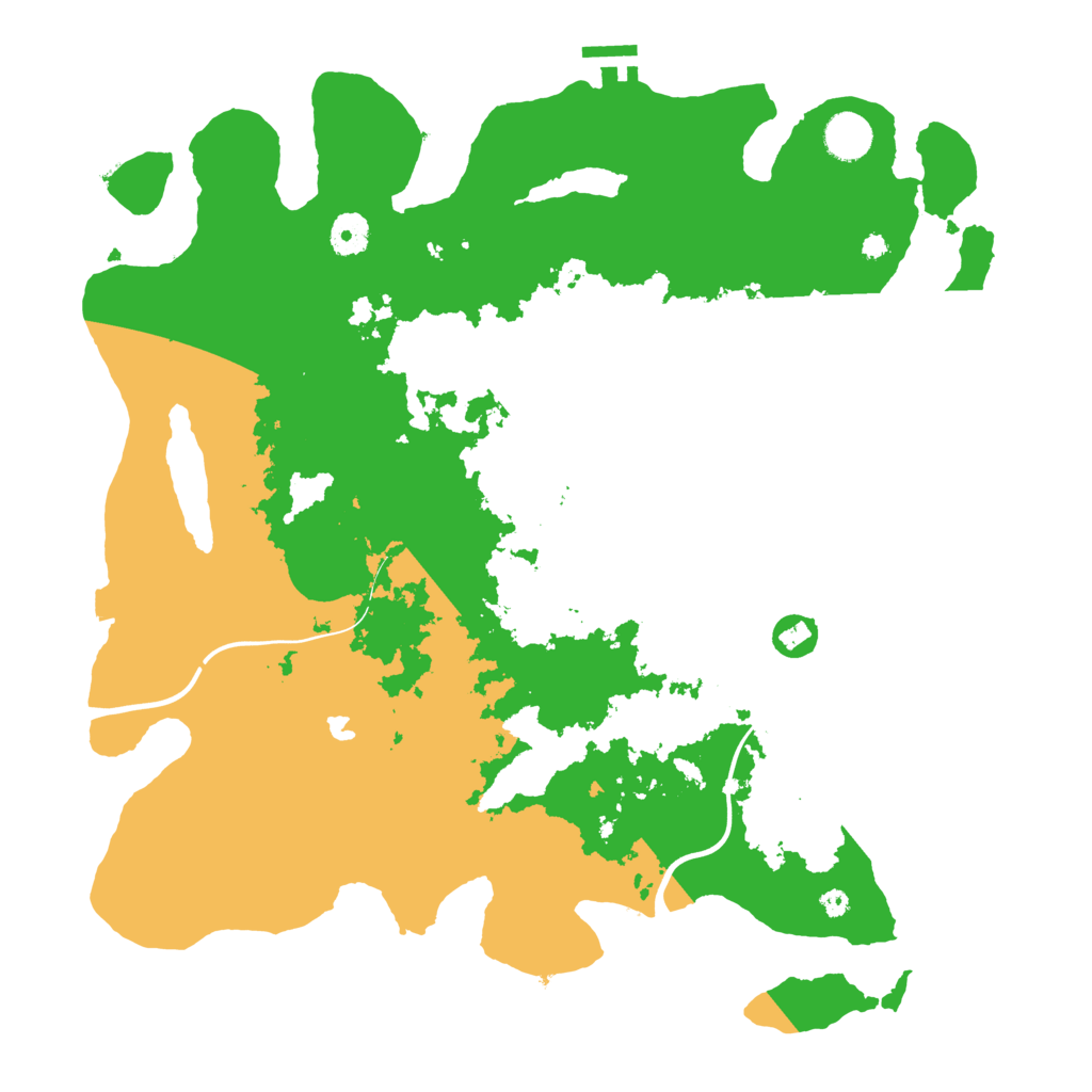 Biome Rust Map: Procedural Map, Size: 4000, Seed: 716186