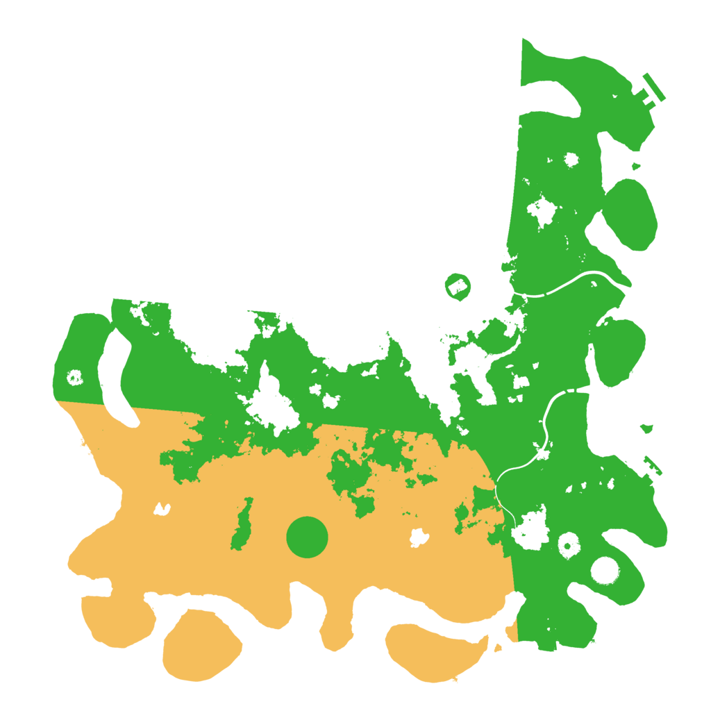Biome Rust Map: Procedural Map, Size: 4500, Seed: 651565
