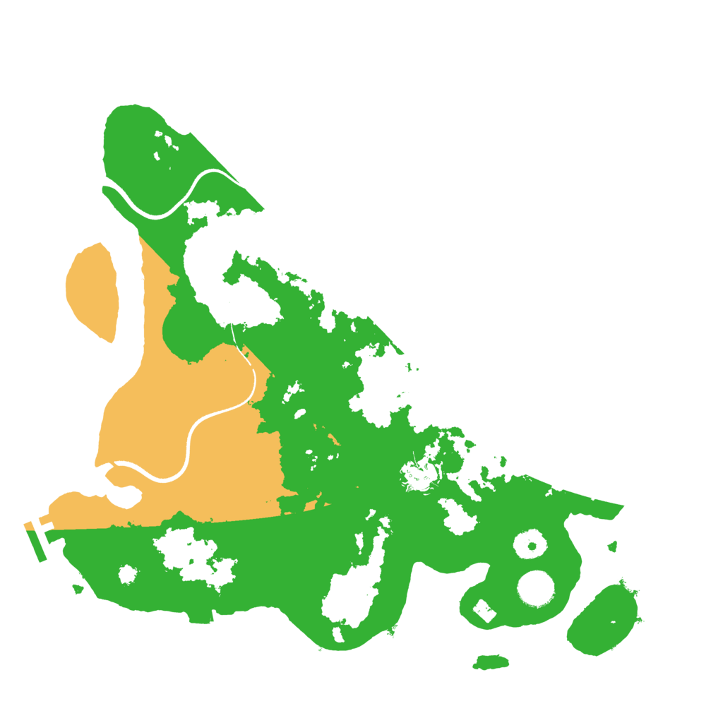 Biome Rust Map: Procedural Map, Size: 3500, Seed: 1445217166