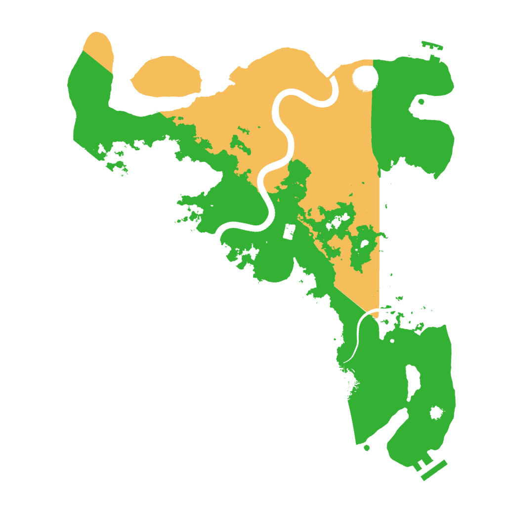 Biome Rust Map: Procedural Map, Size: 3500, Seed: 1521496786
