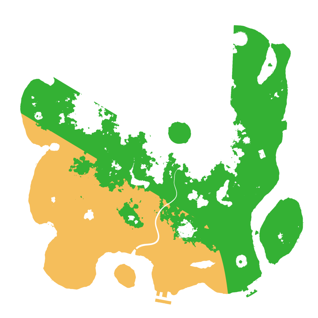 Biome Rust Map: Procedural Map, Size: 4000, Seed: 162785478